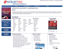 Tablet Screenshot of aftermarket.strattec.com